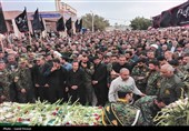 پیکر شهید مدافع امنیت در  روستای درودگاه دشتستان آرام گرفت