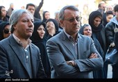 وداع اهالی فرهنگ و هنر کرمان با زنده یاد استاد مهدی ثانی
