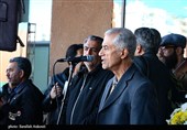 وداع اهالی فرهنگ و هنر کرمان با زنده یاد استاد مهدی ثانی