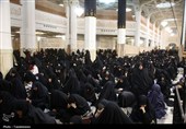 عزاداری شهادت امام کاظم(ع) در حرم بانوی کرامت