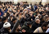 عزاداری شهادت امام کاظم(ع) در حرم بانوی کرامت