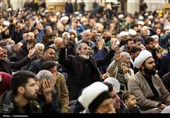 عزاداری شهادت امام کاظم(ع) در حرم بانوی کرامت