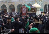 عرض تسلیت هیئات مذهبی به محضر حضرت معصومه(س)
