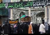 عرض تسلیت هیئات مذهبی به محضر حضرت معصومه(س)