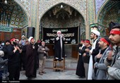 عرض تسلیت هیئات مذهبی به محضر حضرت معصومه(س)