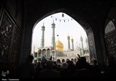عرض تسلیت هیئات مذهبی به محضر حضرت معصومه(س)