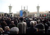 عرض تسلیت هیئات مذهبی به محضر حضرت معصومه(س)