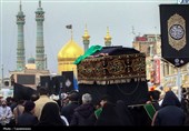 عرض تسلیت هیئات مذهبی به محضر حضرت معصومه(س)