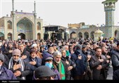 عرض تسلیت هیئات مذهبی به محضر حضرت معصومه(س)