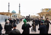 عرض تسلیت هیئات مذهبی به محضر حضرت معصومه(س)