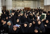 ابراز انزجار زائران حرم قم از اغتشاشگران