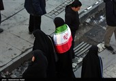 مراسم تشییع پیکر 2 شهید مدافع امنیت در همدان