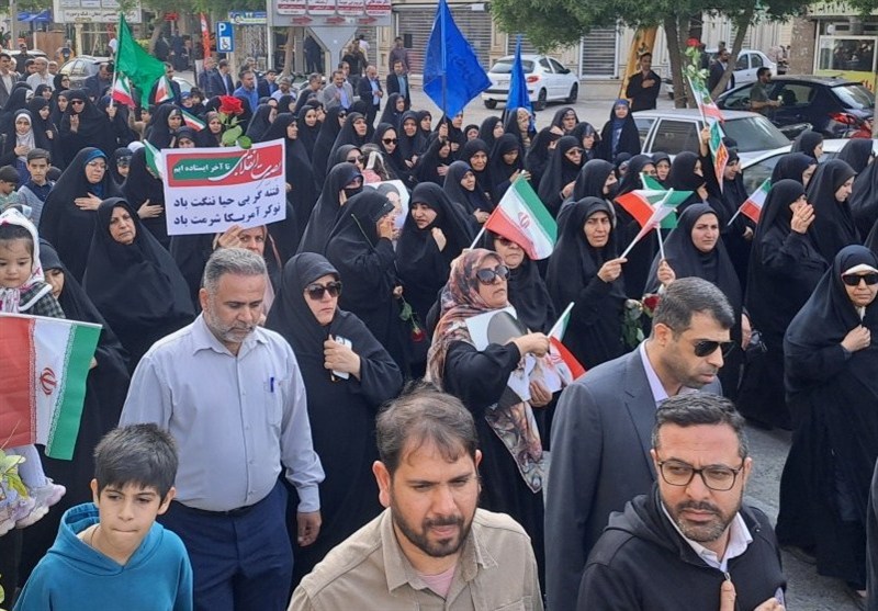 راهپیمایی , شهید امنیت , اخبار استان بوشهر , اغتشاشات 1404 , اغتشاشگران مسلح , 