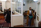 مراسم عمامه گذاری طلاب در بیوت مراجع عظام تقلید