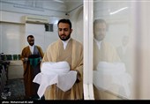 مراسم عمامه گذاری طلاب در بیوت مراجع عظام تقلید