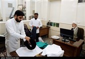 مراسم عمامه گذاری طلاب در بیوت مراجع عظام تقلید