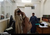 مراسم عمامه گذاری طلاب در بیوت مراجع عظام تقلید