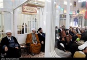 مراسم عمامه گذاری طلاب در بیوت مراجع عظام تقلید