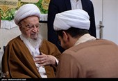 مراسم عمامه گذاری طلاب در بیوت مراجع عظام تقلید