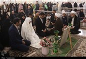 پیوند عاشقانه در سایه حضرت رضا علیه‌السلام در روز عید مبعث