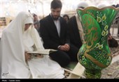 پیوند عاشقانه در سایه حضرت رضا علیه‌السلام در روز عید مبعث