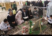 پیوند عاشقانه در سایه حضرت رضا علیه‌السلام در روز عید مبعث