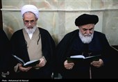 مراسم تشییع آیت الله هادی سیستانی در قم