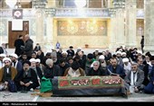 مراسم تشییع آیت الله هادی سیستانی در قم