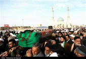 مراسم تشییع آیت الله هادی سیستانی در قم