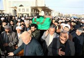مراسم تشییع آیت الله هادی سیستانی در قم