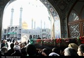 مراسم تشییع آیت الله هادی سیستانی در قم