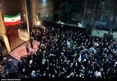 تجمع محکومیت هتک حرمت مساجد در مسجد بهشتی تهران