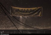 آتش زدن  مسجد شهید بهشتی تهران توسط اغتشاشگران