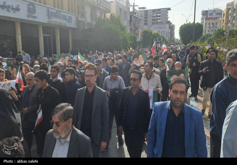 راهپیمایی , شهدای مدافعین امنیت , اخبار استان بوشهر ,