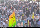 محکومیت جنایت تروریست‌ها در راهپیمایی بوشهری‌ها+تصویر