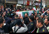 تشییع پیکر شهید «عیسی علیپور» در مشهد