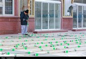 چراغانی مسجد مقدس جمکران در آستانه ماه شعبان