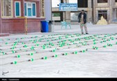 چراغانی مسجد مقدس جمکران در آستانه ماه شعبان