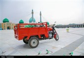 چراغانی مسجد مقدس جمکران در آستانه ماه شعبان