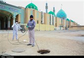 چراغانی مسجد مقدس جمکران در آستانه ماه شعبان