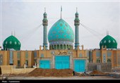 چراغانی مسجد مقدس جمکران در آستانه ماه شعبان