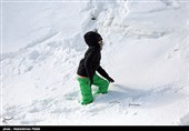 یخ زدن آبشار گنجنامه همدان