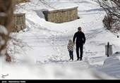 یخ زدن آبشار گنجنامه همدان