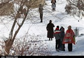 یخ زدن آبشار گنجنامه همدان