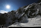 یخ زدن آبشار گنجنامه همدان