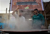پخت 20 تن سمنو در حرم مطهر امامزاده سید علاءالدین شیراز