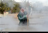 پخت 20 تن سمنو در حرم مطهر امامزاده سید علاءالدین شیراز