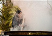 پخت 20 تن سمنو در حرم مطهر امامزاده سید علاءالدین شیراز