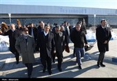 بازدید مسئولان کشوری و استانی از مجتمع فولاد اردبیل