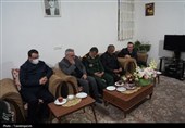 دیدار مسئولان قزوین با خانواده شهدای مدافع امنیت